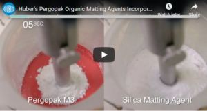 Huber Pergopak Organic Flatting and Matting Agents video