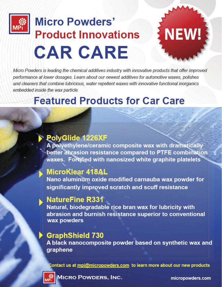 Micro Powders Car Care Products dartech, inc.