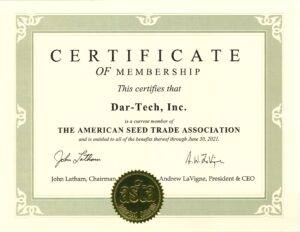 ASTA Membership Certificate